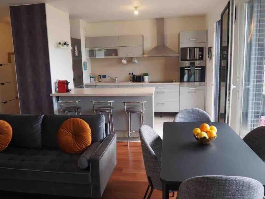 Appartement 80M2, Terrasse Sud, Metro 7 Direction Louvre A 8Minutes, Parking Sous-Sol, Proche Paris-Bercy Ivry-sur-Seine Exteriör bild